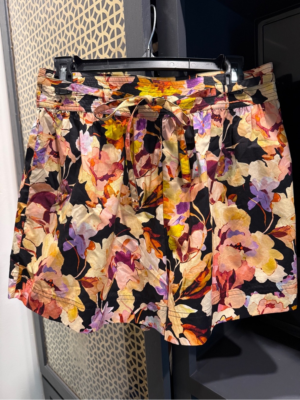 NWT Ulla Johnson Rowan Cotton Shorts in Night Bloom (6)